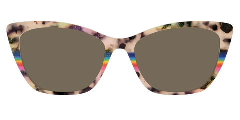The Polarized Prism Split Tortoise Sun Top