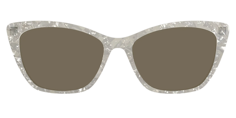 The Polarized White Quartz Pearl Sun Top