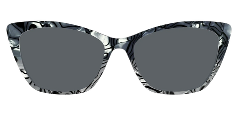 The Polarized Zebra Pearl Split Sun Top
