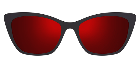 The Polarized Red Reflective Sun Top