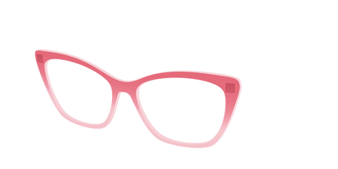 The Red to Coral Gradient Crystal