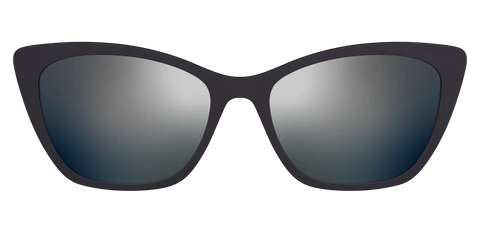 The Polarized Silver Reflective Sun Top