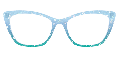 The Sky Blue Crystal with Daisy Glitter