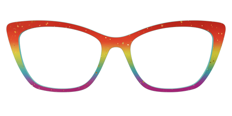 The Spectrum Gradient with Gold Flakes