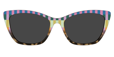 The Polarized Summer Stripes Tortoise Sun Top