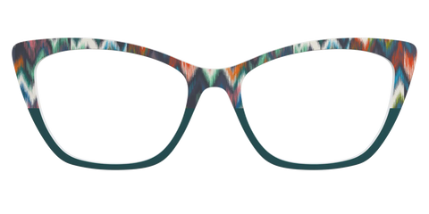 The Teal Ikat Split