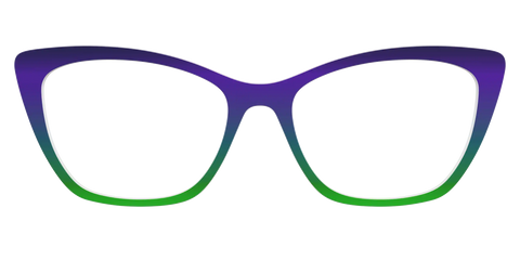 The Ultra Violet to Bright Green Gradient