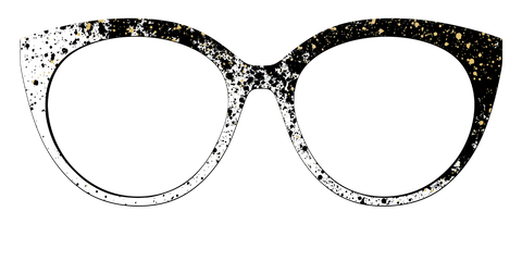 The Black & White Splatter