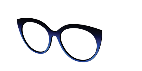 The Black to Blueberry Gradient