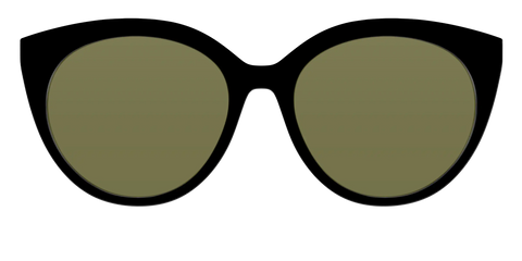 The Black with Green Racquet Sport Lens