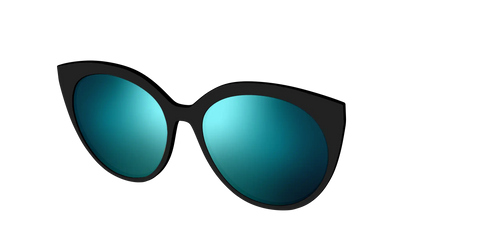 The Polarized Blue Reflective Sun Top