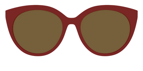 The Polarized Burgundy Sun Top