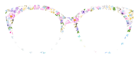 The Delicate Flower Crown with Butterfly Glitter