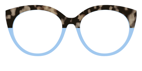 The Denim Tortoise Crystal Split