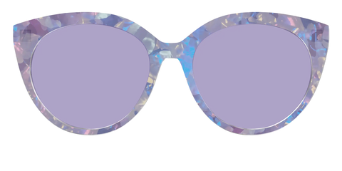 The Lavender Pearl Tort With Celestial Purple Lens