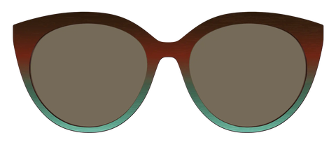 The Polarized Mahogany to Juniper Woodgrain Sun Top