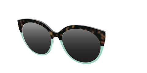 The Polarized Matcha Split Sun Top