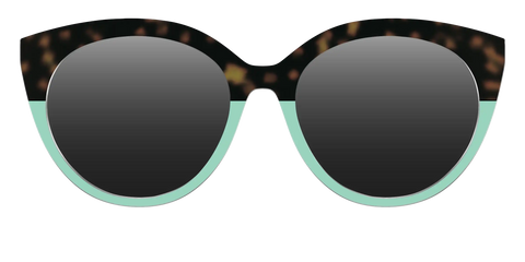 The Polarized Matcha Split Sun Top
