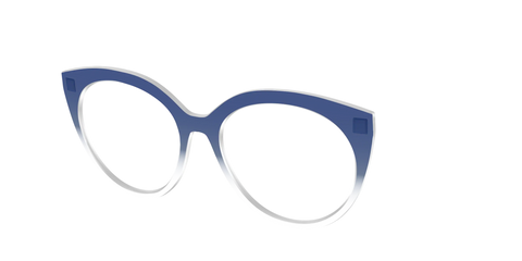 The Navy Gradient Crystal