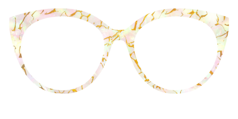 The Opalescent Pearl with Gold Streaks