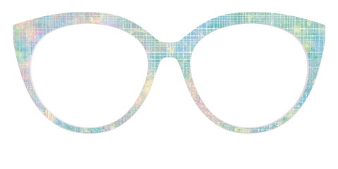 The Pastel Gradient with Holographic Hatching