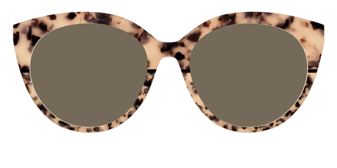 The Polarized Bisque Tortoise Split Sun Top