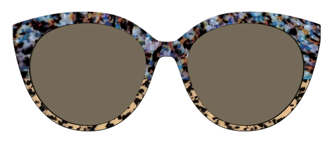The Polarized Oasis Tortoise Split Sun Top
