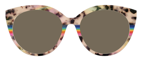 The Polarized Prism Split Tortoise Sun Top