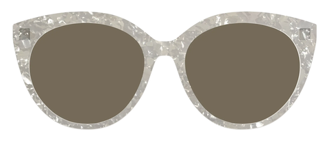 The Polarized White Quartz Pearl Sun Top