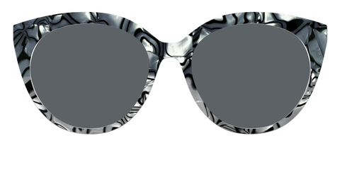 The Polarized Zebra Pearl Split Sun Top