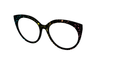 The Rainbow Foil Splatter