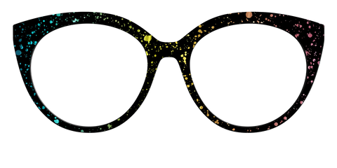 The Rainbow Foil Splatter