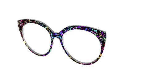 The Rainbow Splatter Black