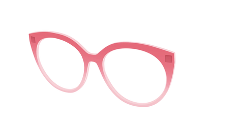 The Red to Coral Gradient Crystal