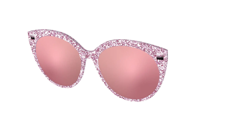 The Polarized Rose Gold Sparkle Sun Top