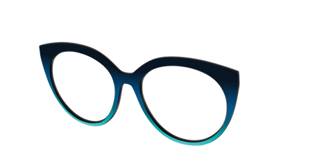 The Royal Blue to Seafoam Gradient