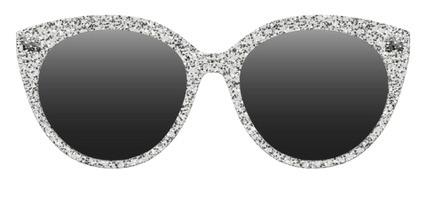 The Polarized Silver Sparkle Sun Top