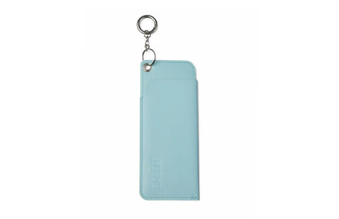 The Top Frame Keychain Case Iris Blue